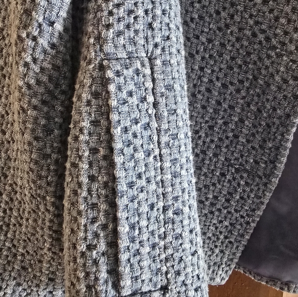 Rosaé Paris Blue Textured Women's Jacket Blazer - Picture 6 of 6